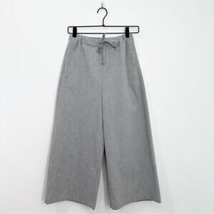 Aritzia Babaton Baggy Wide Leg Crop Pants High Waisted Stretch Business Casual